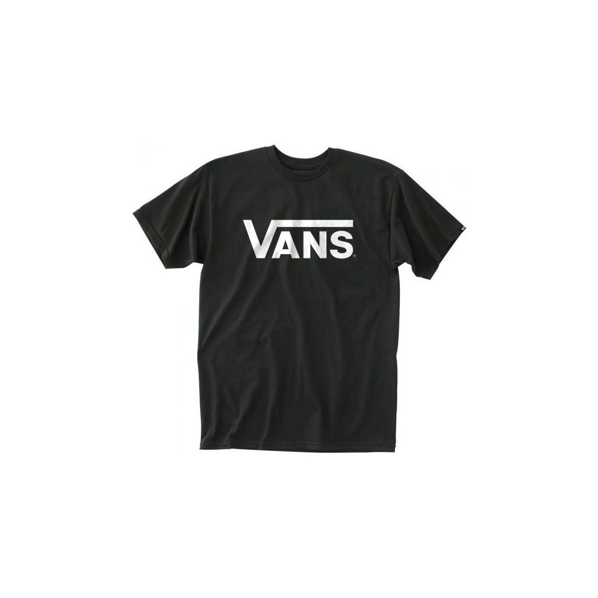 Textil Criança T-shirts e Pólos Vans VN000IVF CLASSIC-Y281 BLACK/WHITE Preto