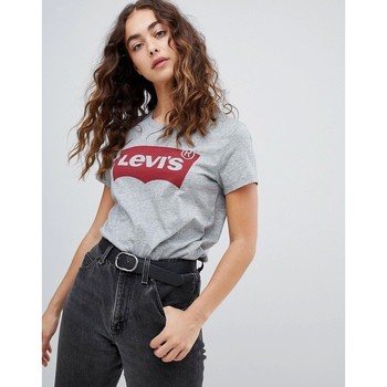 Textil Mulher Levis, a ganga por excelência Levi's 17369 THE PERFECT TEE-0263 BETTER BATWING SMOKE Cinza