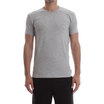 Textil Homem T-shirts e Pólos Calvin Klein Jeans 000NB1164E S/S CREW NECK-080 GREY HEATHER Cinza