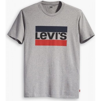 Textil Homem T-Shirt mangas curtas Levi's 39636 LOGOGRAPHIC-0002 GREY Cinza
