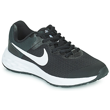 Sapatos Criança Multi-desportos Nike nike nsw tiempo trainer blue and black hair color Preto / Branco