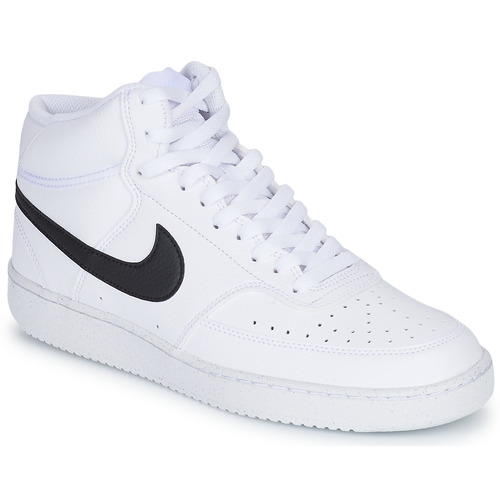 Sapatos Homem nike shox r4 white grey green dress code ideas Nike Nike Court Vision Mid Next Nature Branco / Preto