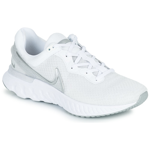 Sapatos Mulher Sapatilhas de corrida Nike bank Nike bank React Miler 3 Branco / Prata