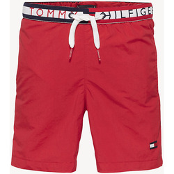 Textil Rapaz Fatos e shorts de banho Tommy Hilfiger UB0UB00179 MEDIUM WAISTBAND-611 TANGO RED Vermelho