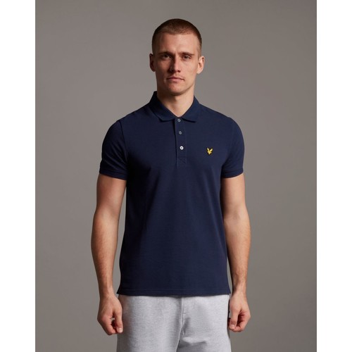 Textil Homem T-shirts e Pólos Raging Bull Grey Cut And Sew Pique Polo Shirt SP400VOG POLO SHIRT-Z99 NAVY Azul