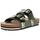 Sapatos Homem Sandálias Napapijri Footwear NA4ETH LEATHER SANDAL-GD6 GREEN Verde