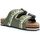 Sapatos Homem Sandálias Napapijri Footwear NA4ETH LEATHER SANDAL-GD6 GREEN Verde
