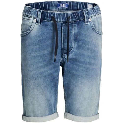 Textil Rapaz Shorts / Bermudas Jack & Jones 12173120 DASH-BLUE DENIM Azul