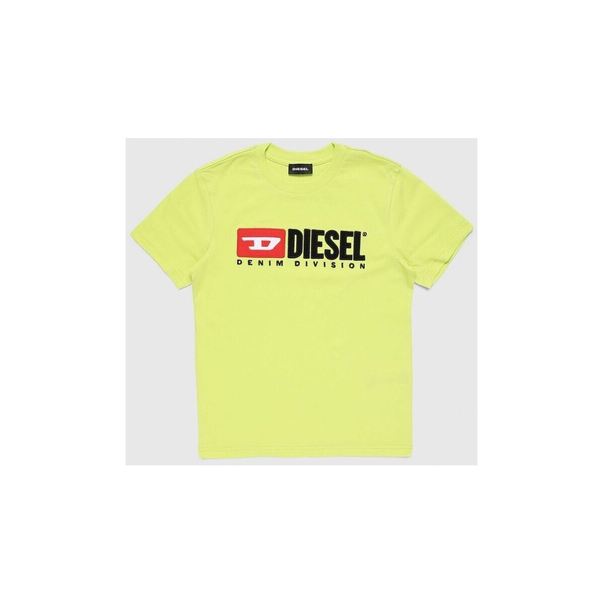 Textil Criança T-shirts Men e Pólos Diesel T-JUSTDIVISION 00J47V 00YI9-K264 Amarelo