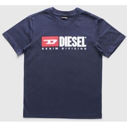 Textil Criança T-Shirt mangas curtas Diesel T-JUSTDIVISION 00J47V 00YI9-K80A Azul