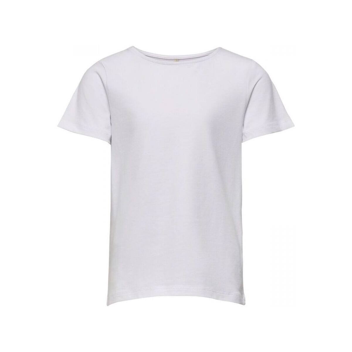 Textil Rapariga T-shirts e Pólos Only 15186322 LOVE-WHITE Branco