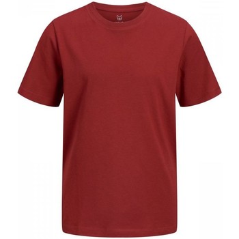 Textil Rapaz T-shirts e Pólos Jack & Jones 12158433 BASE TEE-RED DAHLIA Vermelho