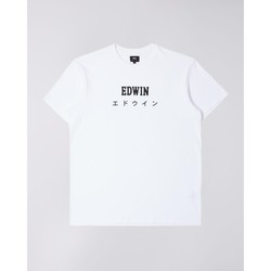 Textil Homem T-Shirt mangas curtas Edwin 45121MC000125 JAPAN TS-0267 Branco