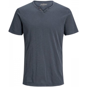 Textil Homem T-shirts e Pólos Jack & Jones 12164972 SPLIT-NAVY BLAZER Azul