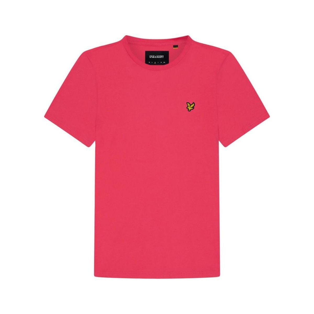 Textil Homem T-shirts e Pólos Lyle & Scott TS400V PLAIN T-SHIRT-Z91 GERANIUM PINK Rosa