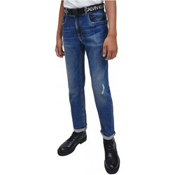 Textil Criança Calças de ganga slim Calvin Klein Jeans IB0IB00580 Azul