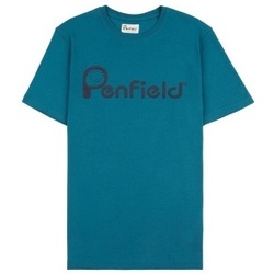 Textil Homem T-Shirt mangas curtas Penfield T-shirt  Bear chest print bleu