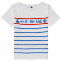 Textil Rapaz T-shirt mangas compridas Petit Bateau BLEU Multicolor