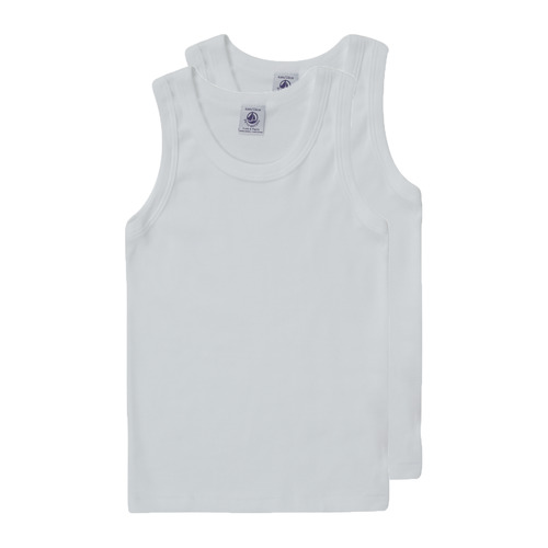 Textil Rapaz Jake Short Sleeve T-Shirt Petit Bateau MIKA Branco
