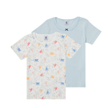 Textil Rapariga T-Shirt mangas curtas Petit Bateau MAILYS Multicolor