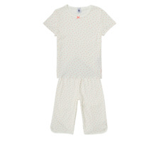 Textil Rapariga Pijamas / Camisas de dormir Petit Bateau BRESS Branco