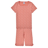 Textil Rapariga Pijamas / Camisas de dormir Petit Bateau BRUNE Rosa