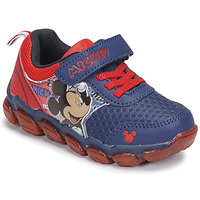 Sapatos Rapaz Sapatilhas Disney MICKEY Azul / Vermelho