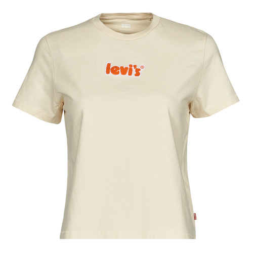 Textil Mulher T-Shirt mangas curtas Levi's GRAPHIC CLASSIC TEE Logo