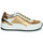 Sapatos Mulher Sapatilhas Ikks BU80065 Ouro / Branco