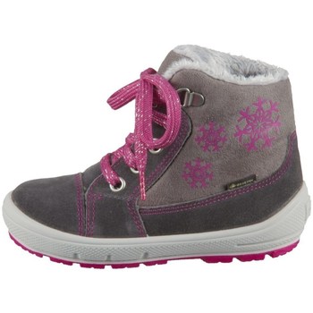 Sapatos Criança Sapatilhas de cano-alto Superfit Groovy Cinzento, Cor-de-rosa