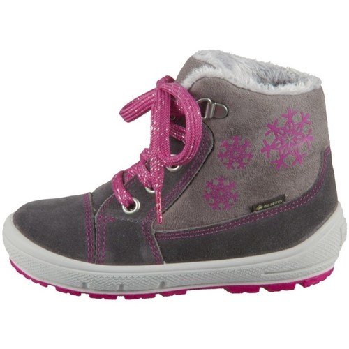 Sapatos Criança Sapatilhas de cano-alto Superfit Groovy Cor-de-rosa, Cinzento