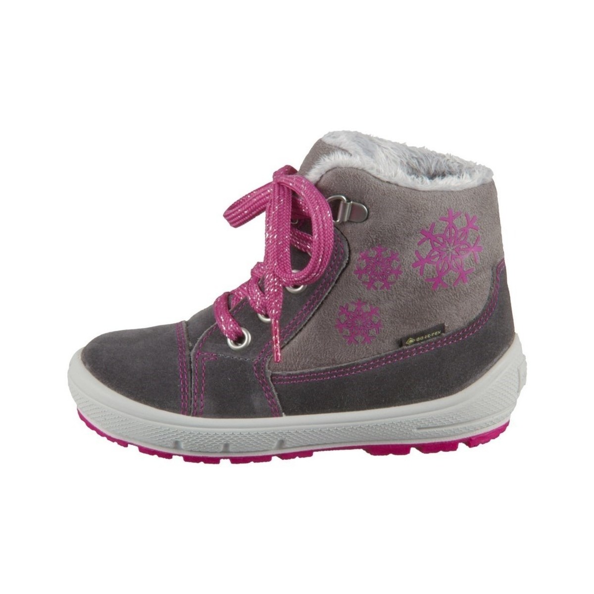 Sapatos Criança Sapatilhas de cano-alto Superfit Groovy Cor-de-rosa, Cinzento