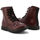 Sapatos Homem Botas Shone 8A12-021 Burgundy Vermelho