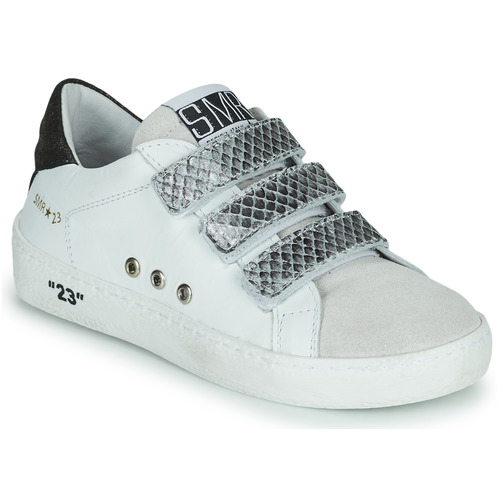 Sapatos Rapariga Sapatilhas Semerdjian VIP Branco / Prata