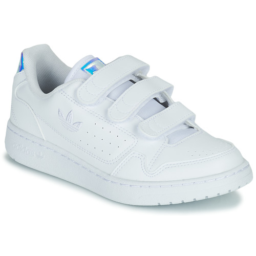 Sapatos Rapariga Sapatilhas Sneaker adidas Originals NY 90  CF C Branco / Iridescente