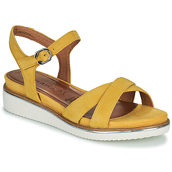 Sapatos Mulher Sandálias Tamaris PAULA Amarelo