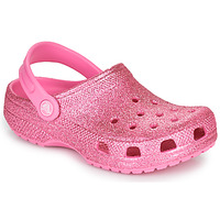 Sapatos Criança Tamancos Crocs CLASSIC GLITTER CLOG K Rosa / Glitter