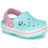 Sapatos Rapariga Tamancos Crocs CROCBAND CLOG T Azul / Rosa