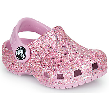 Sapatos Rapariga Tamancos Crocs Classic Glitter Clog T Lilás / Multicolor