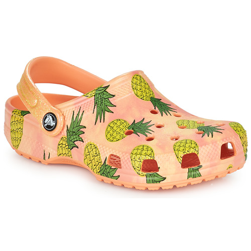 Sapatos Rapariga Tamancos Crocs Балетки crocs lina shiny р Rosa / Amarelo