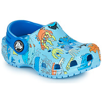 Sapatos Rapaz Tamancos Crocs Classic Pool Party Clog T Azul / Multicolor