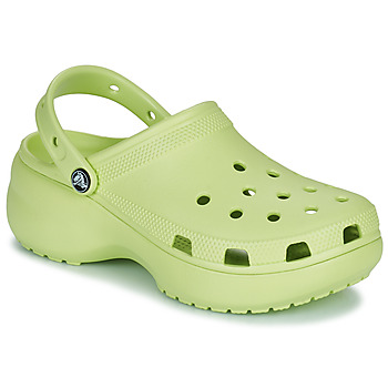 Sapatos Mulher Tamancos Crocs CLASSIC PLATFORM CLOG W Verde