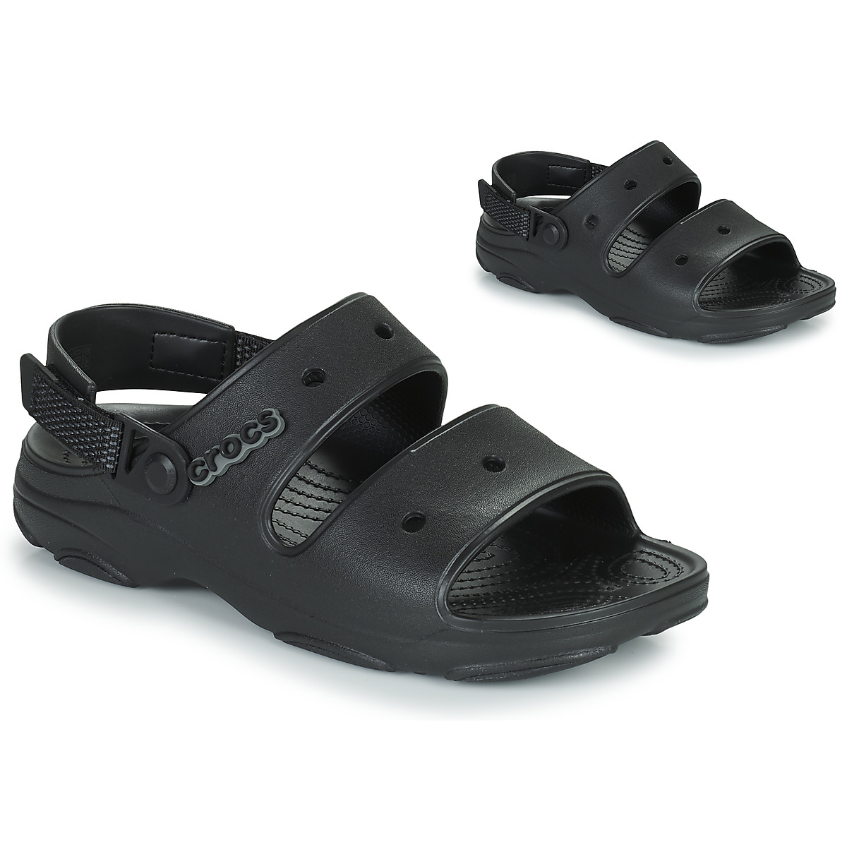 Sapatos Homem Sandálias Crocs luxe Classic All-Terrain Sandal Preto