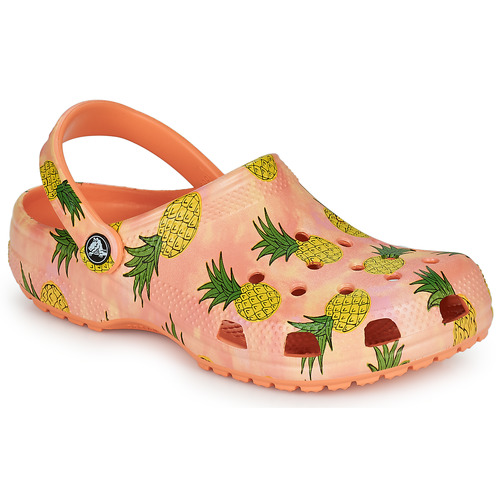 Sapatos Mulher Tamancos Crocs Cestos e Caixas decorativas Rosa / Amarelo