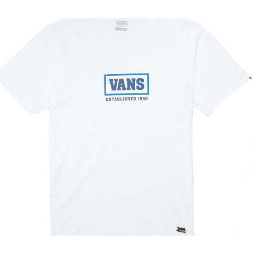 Textil Vans Primary Volley II Blå shorts Vans T-Shirt  Take A Stand Box SS White Branco