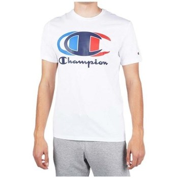 Textil Homem T-Shirt mangas curtas Champion Crewneck Tee Branco