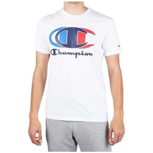 Textil Homem MC2 Saint Barth graphic-print T-shirt Gelb Champion Crewneck Tee Branco
