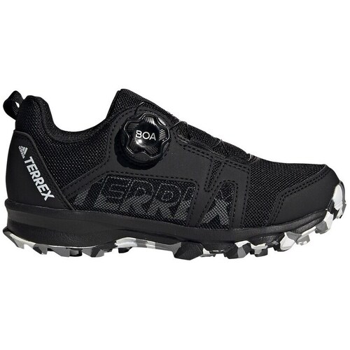Sapatos Criança Sapatos de caminhada adidas Originals Terrex Agravic Boa K Preto