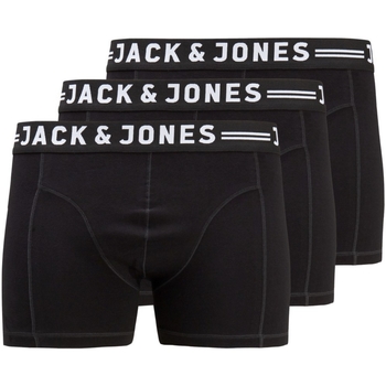 Fundada em 1989, a Homem Boxer Jack & Jones 12147591 JACSENSE TRUNKS 3-PACK NOOS PS BLACK/BLACK & BI Preto