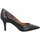 Sapatos Mulher Escarpim Les Venues 8700 Cuir Femme Noir Preto